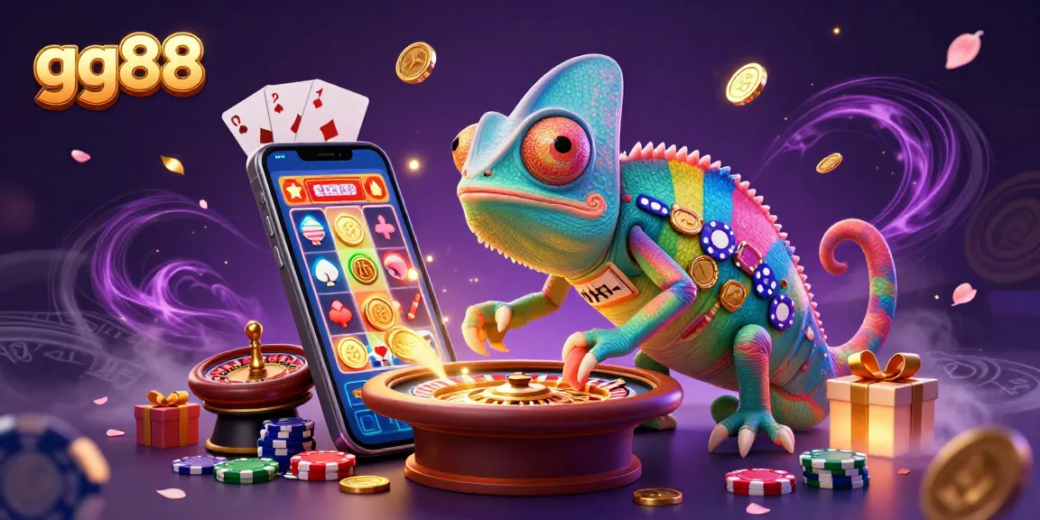 Experience thrilling gameplay at gg88 with a colorful casino scene packed with slot games and winning moments.