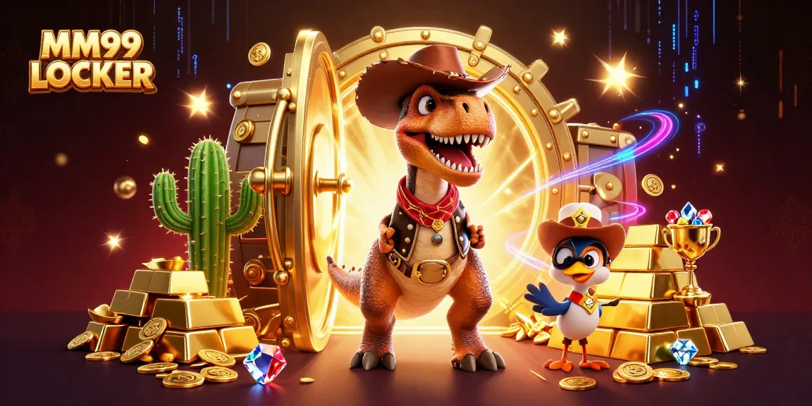 Win big at MM99 LOCKER with exciting casino action featuring dinosaurs and treasures